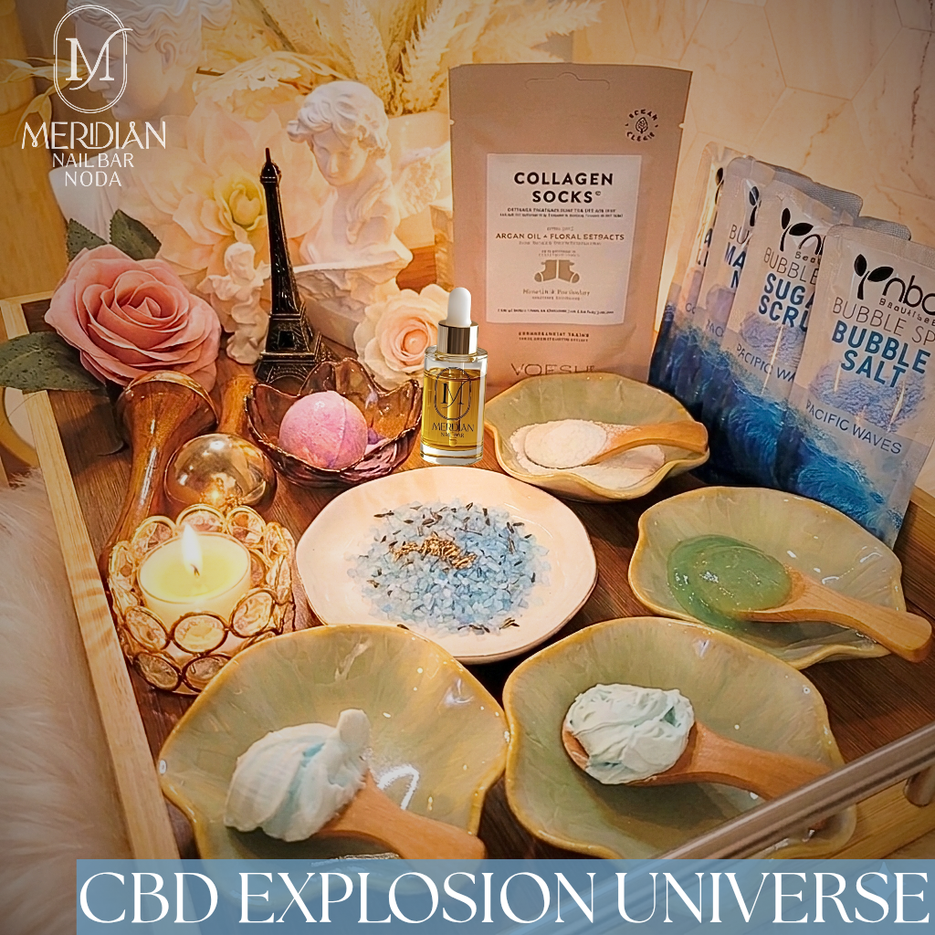 CBD Explosion Universe pedicure