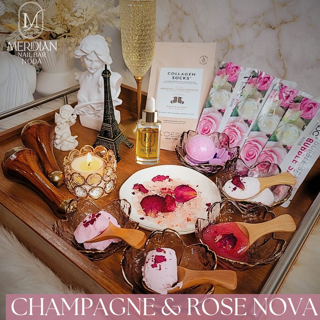 Champagne and Rose Nova pedicure