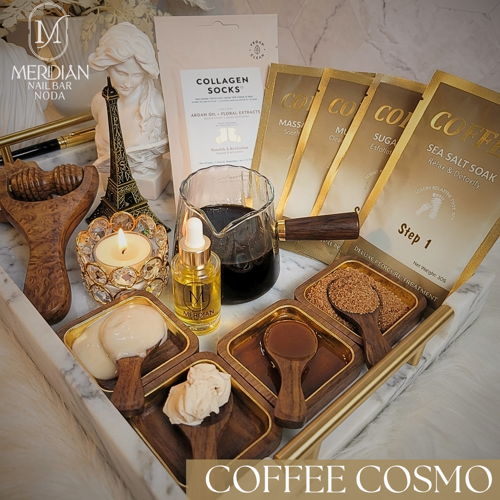 Coffee Cosmo pedicure